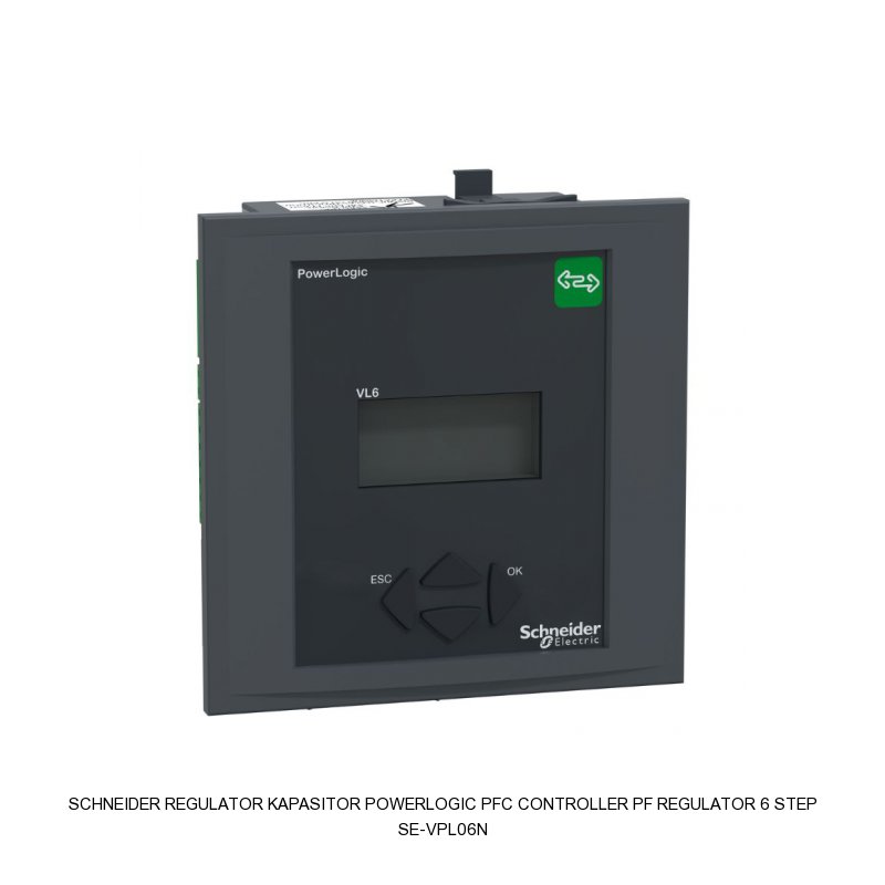 Schneider Electric REGULATOR KAPASITOR POWERLOGIC PFC CONTROLLER PF REGULATORĀ 6Ā STEP