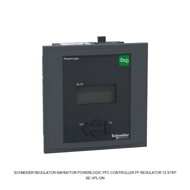 Schneider Electric REGULATOR KAPASITOR POWERLOGIC PFC CONTROLLER PF REGULATOR 12 STEP