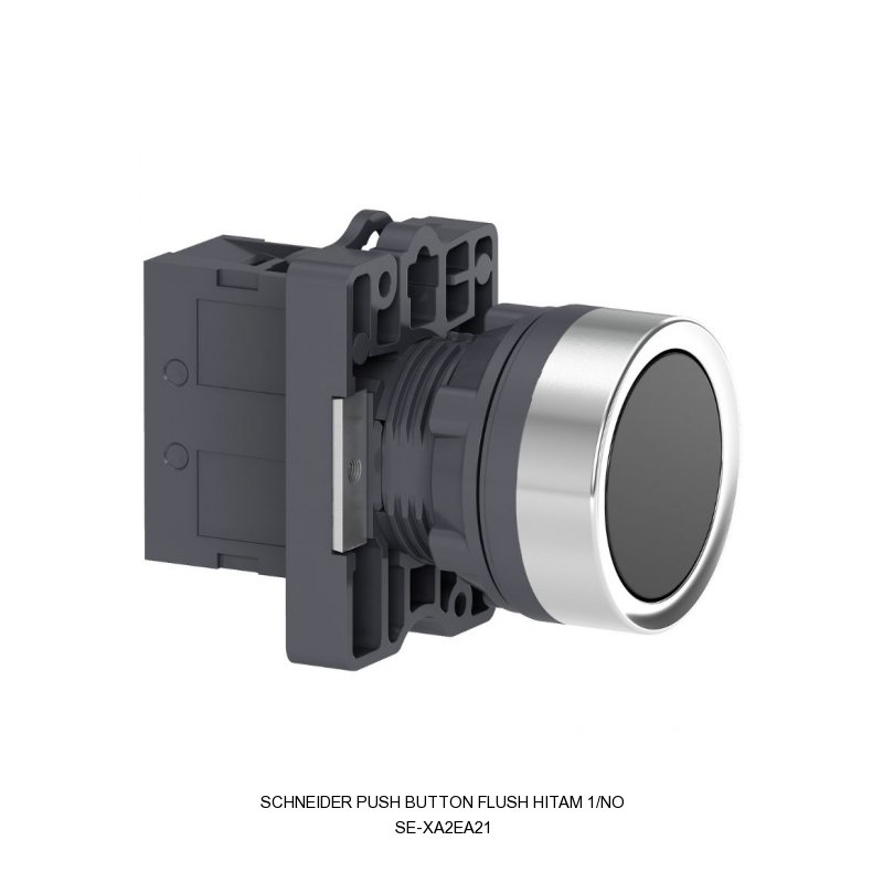 Schneider Electric PUSH BUTTON FLUSH HITAM 1/NO