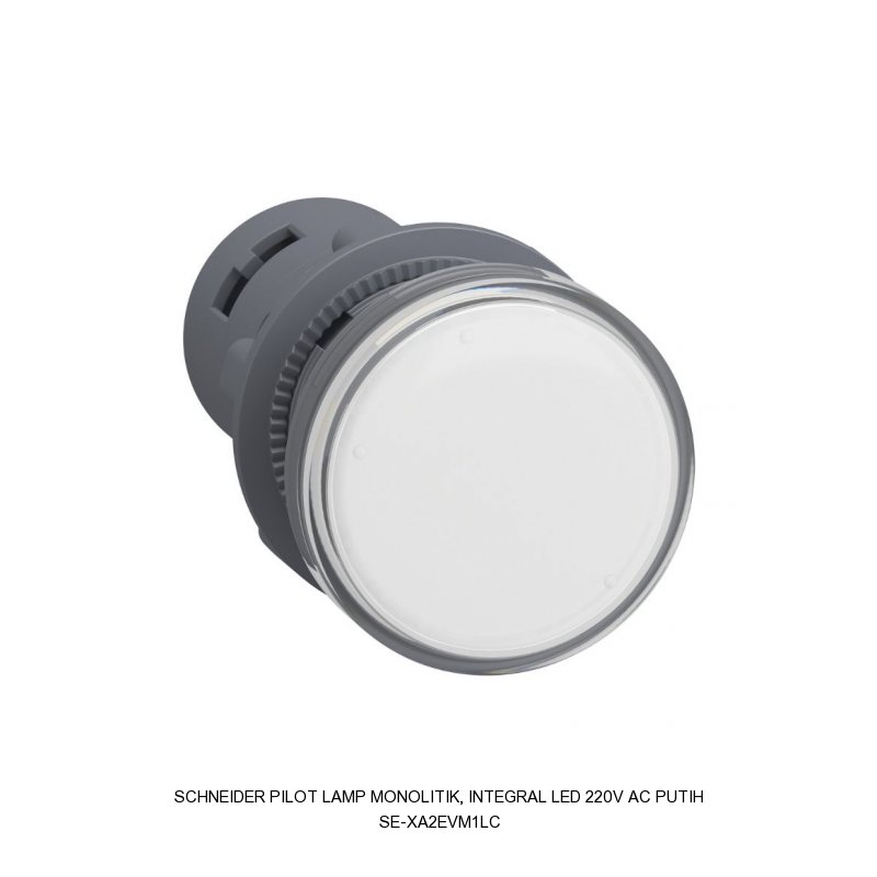 Schneider Electric PILOT LAMP Monolitik, Integral LED 220V AC PUTIH