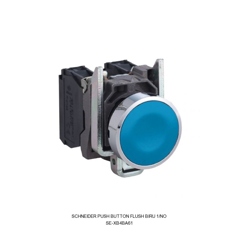 Schneider Electric PUSH BUTTON FLUSH BIRU 1/NO
