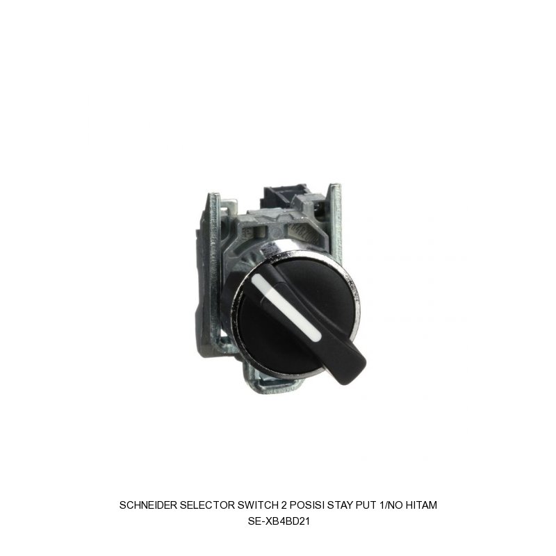 Schneider Electric SELECTOR SWITCH 2 POSISI STAY PUT 1/NO HITAM