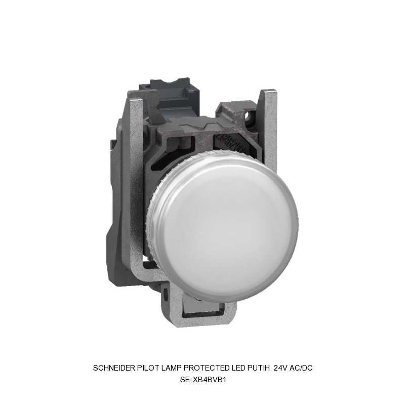 Schneider Electric PILOT LAMP PROTECTED LED PUTIH 24V AC/DC