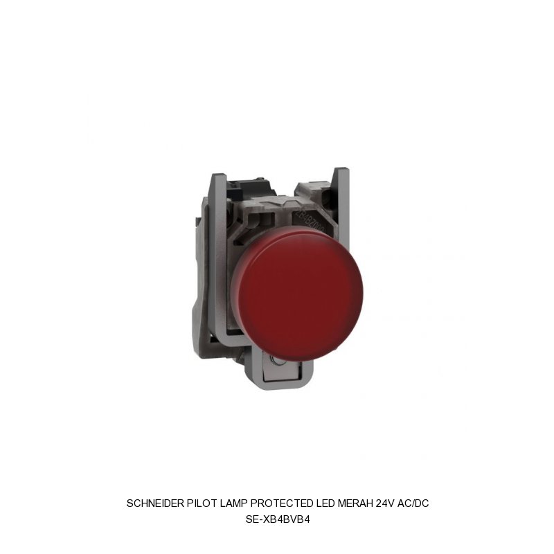 Schneider Electric PILOT LAMP PROTECTED LED MERAH 24V AC/DC