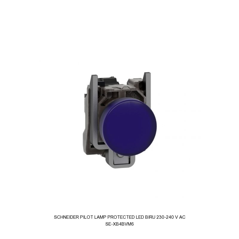Schneider Electric PILOT LAMP PROTECTED LED BIRU 230-240 V AC