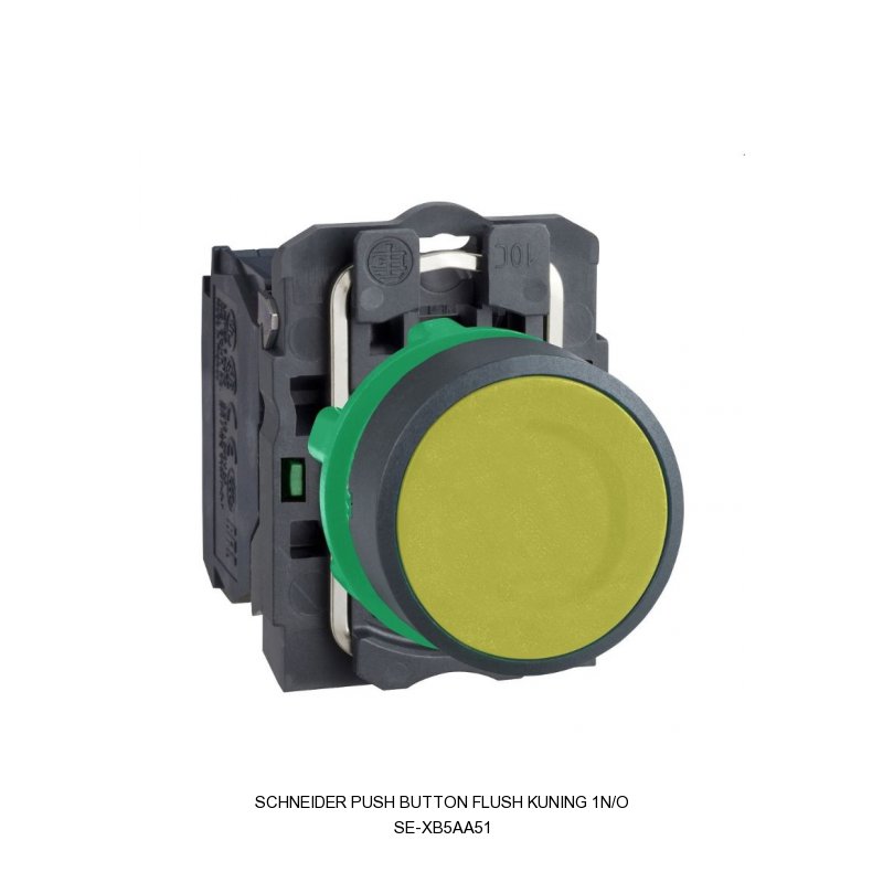 Schneider Electric PUSH BUTTON FLUSH KUNING 1N/O