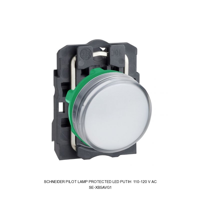 Schneider Electric PILOT LAMP PROTECTED LED PUTIH 110-120 V AC