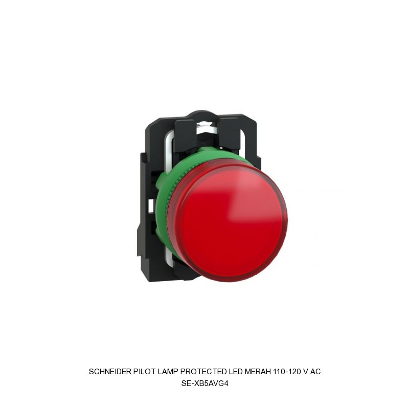 Schneider Electric PILOT LAMP PROTECTED LED MERAH 110-120 V AC