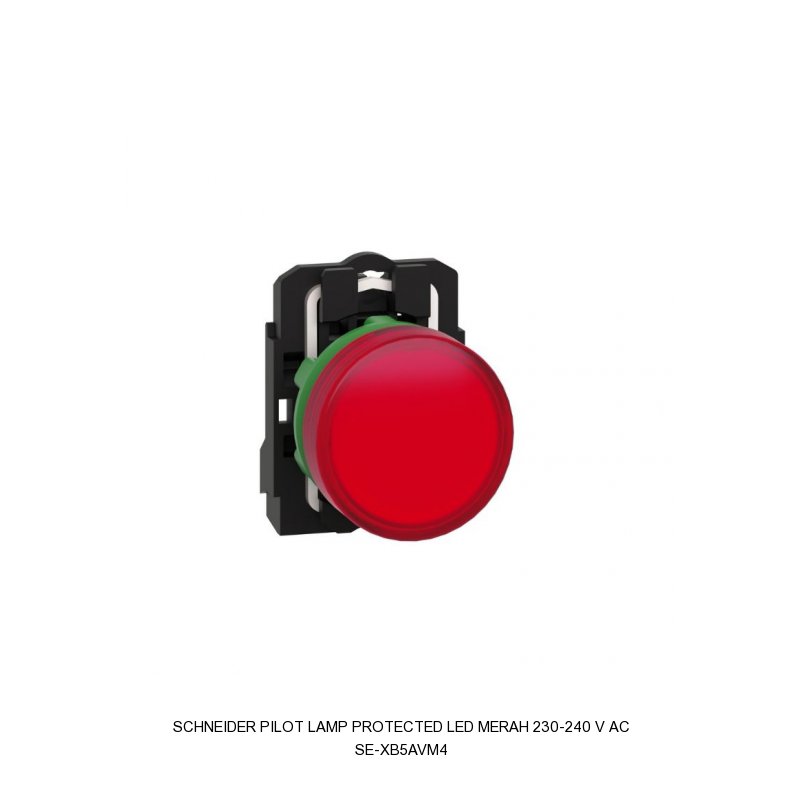 Schneider Electric PILOT LAMP PROTECTED LED MERAH 230-240 V AC