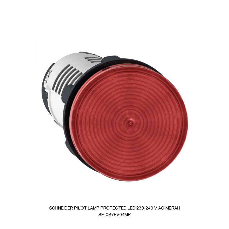 Schneider Electric PILOT LAMP PROTECTED LED 230-240 V AC MERAH