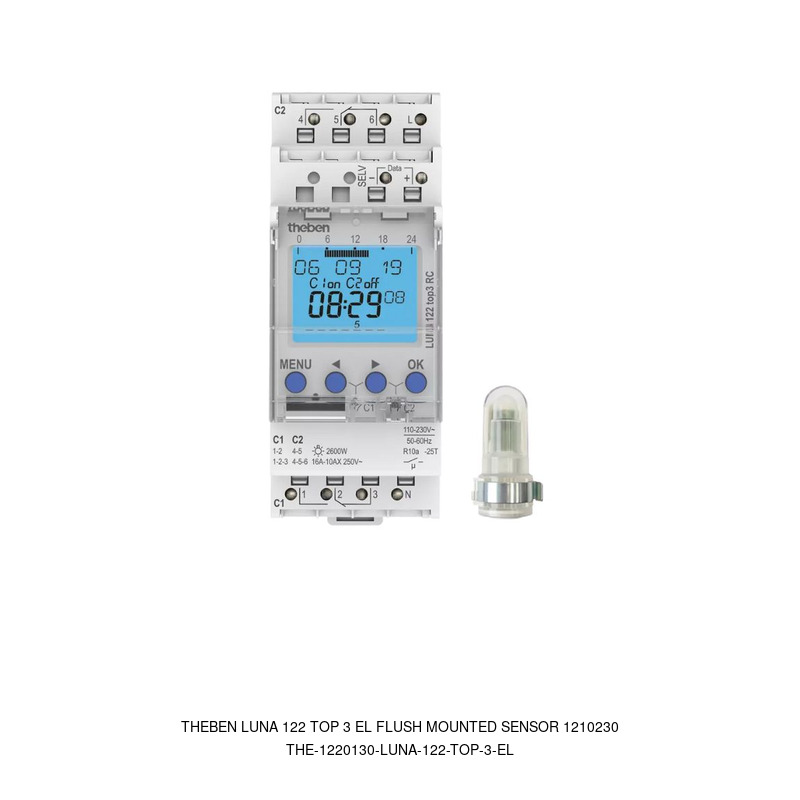 Theben Theben Luna 122 TOP 3 EL Flush Mounted Sensor 1210230