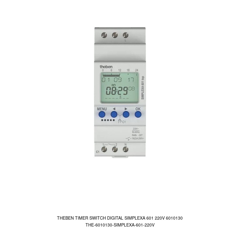 Theben Theben Timer Switch digital Simplexa 601 220V 6010130