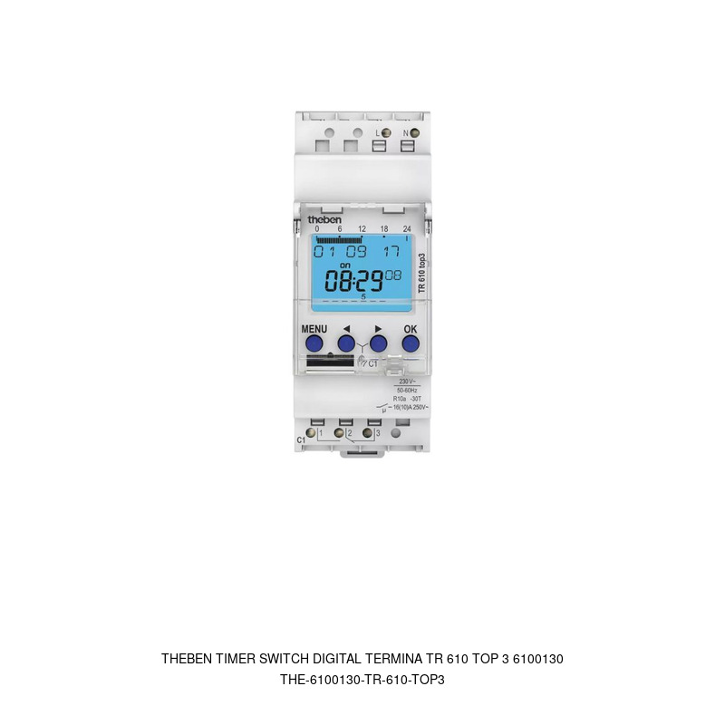 Theben Theben Timer Switch digital Termina TR 610 TOP 3 6100130