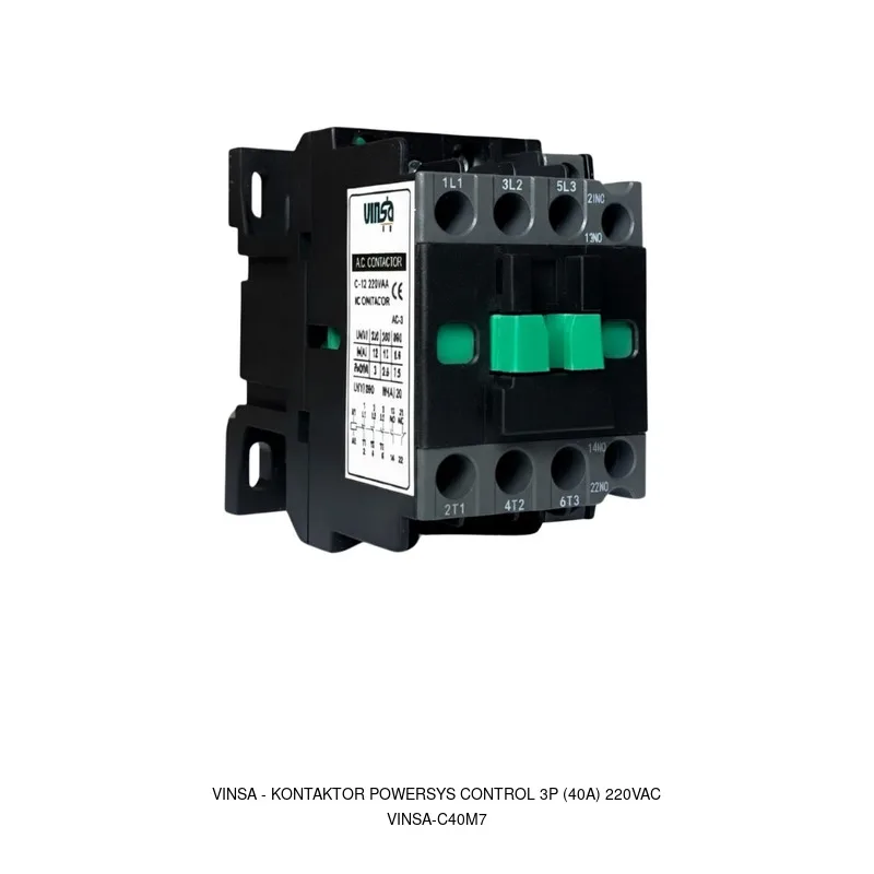Vinsa Kontaktor PowerSys Control 3P (40A) 220VAC