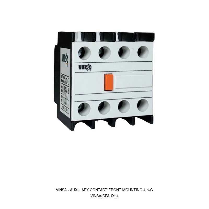 Vinsa Auxiliary Contact Front Mounting 4 N/C