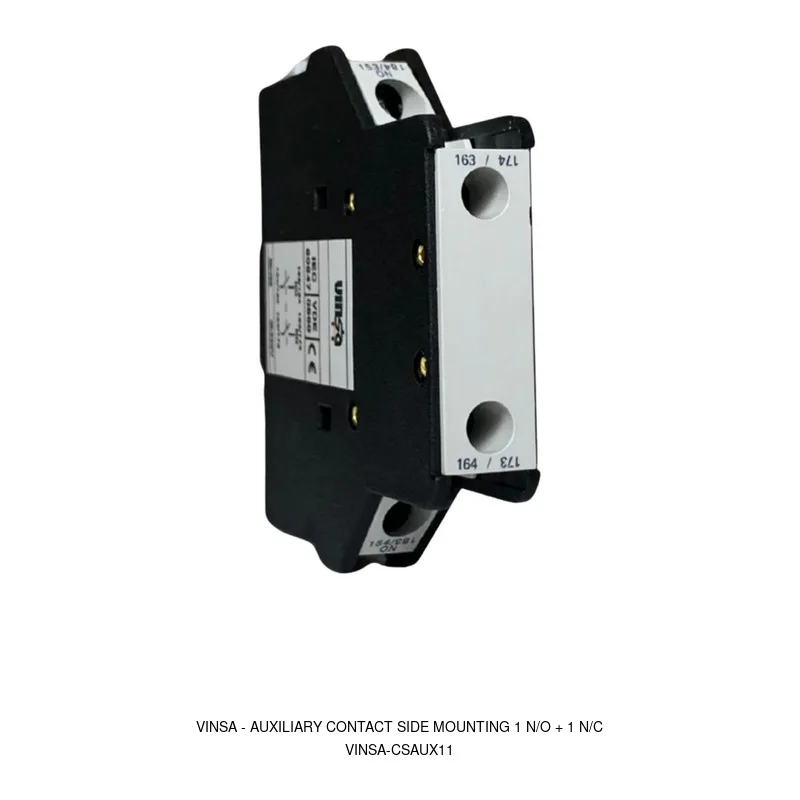 Vinsa Auxiliary Contact Side Mounting 1 N/O + 1 N/C