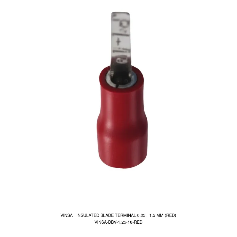 Vinsa Insulated Blade Terminal 0.25 - 1.5 mm (Red)