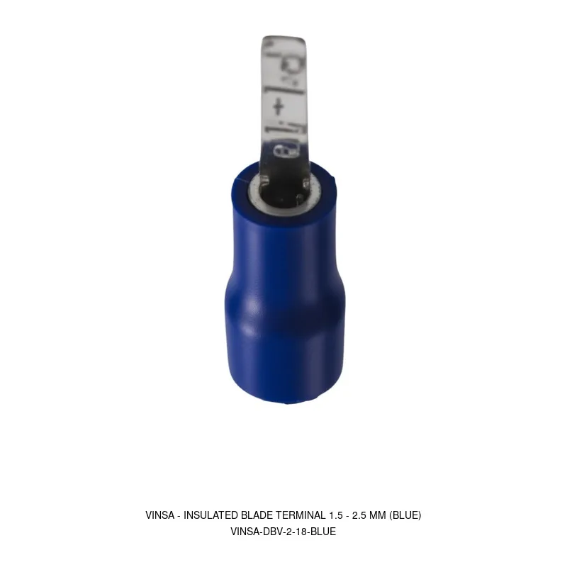 Vinsa Insulated Blade Terminal 1.5 - 2.5 mm (Blue)