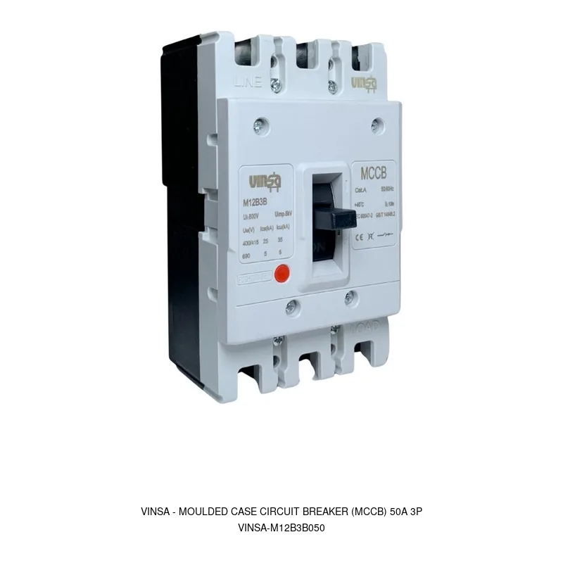 Vinsa Moulded Case Circuit Breaker (MCCB) 50A 3P