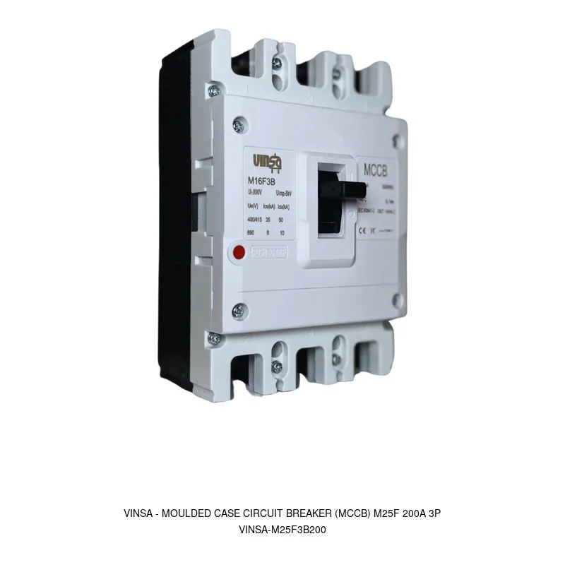 Vinsa Moulded Case Circuit Breaker (MCCB) M25F 200A 3P
