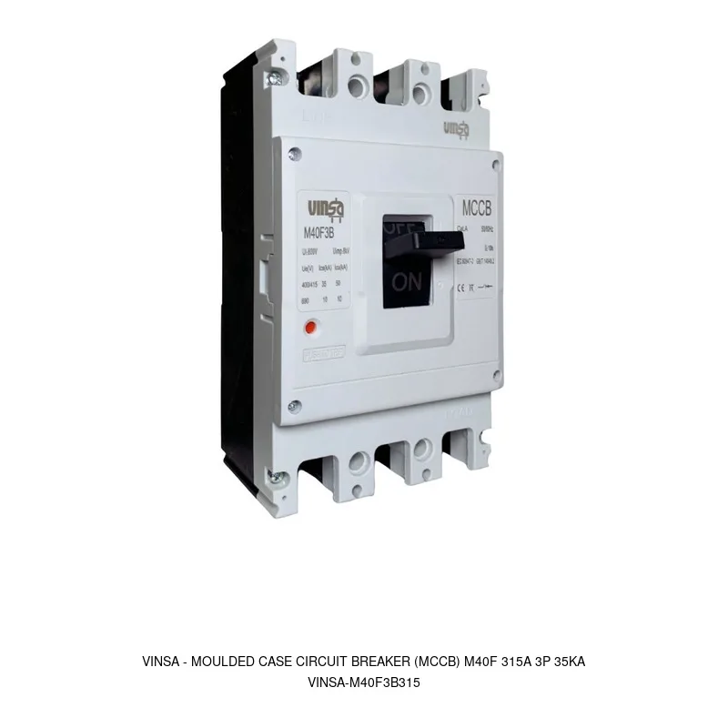 Vinsa Moulded Case Circuit Breaker (MCCB) M40F 315A 3P 35kA