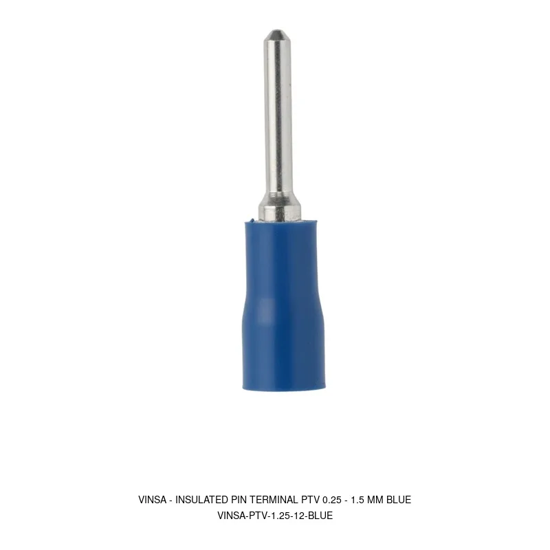 Vinsa Insulated Pin Terminal PTV 0.25 - 1.5 mm Blue