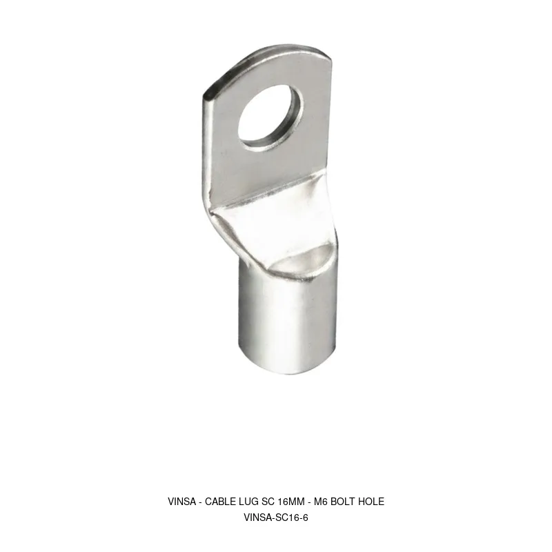 Vinsa Cable Lug SC 16mm - M6 Bolt Hole