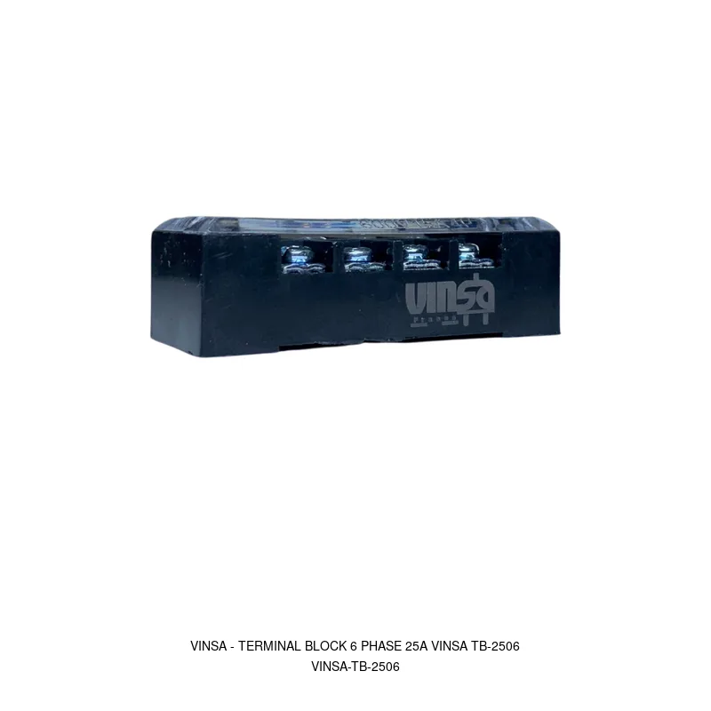 Vinsa Terminal Block 6 Phase 25A VINSA TB-2506