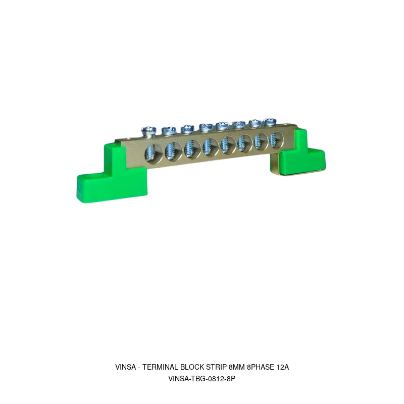Vinsa Terminal Block Strip 8mm 8Phase 12A