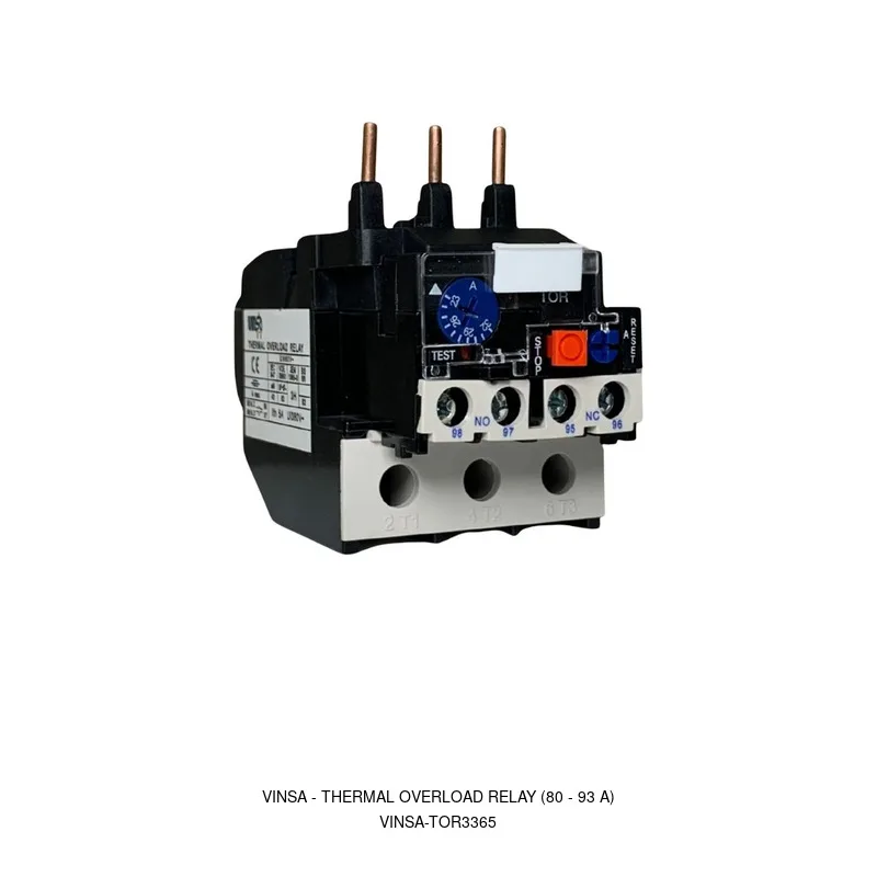 Vinsa Thermal Overload Relay (80 - 93 A)