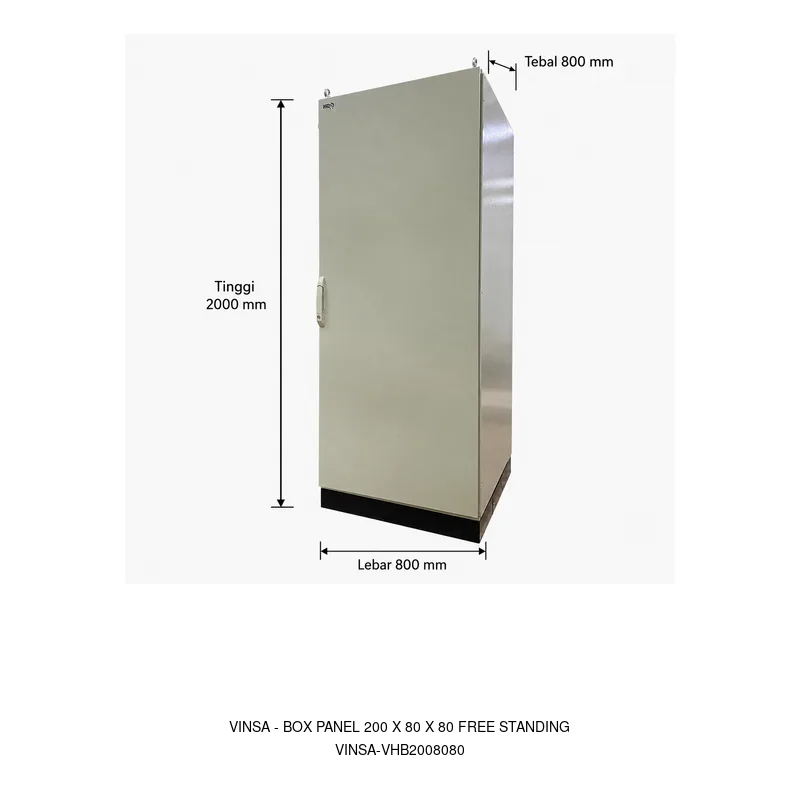 Vinsa Box Panel 200 x 80 x 80 Free Standing