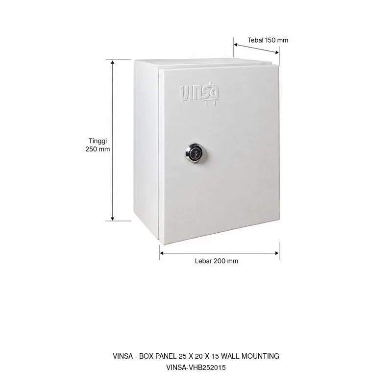 Vinsa Box Panel 25 x 20 x 15 Wall Mounting