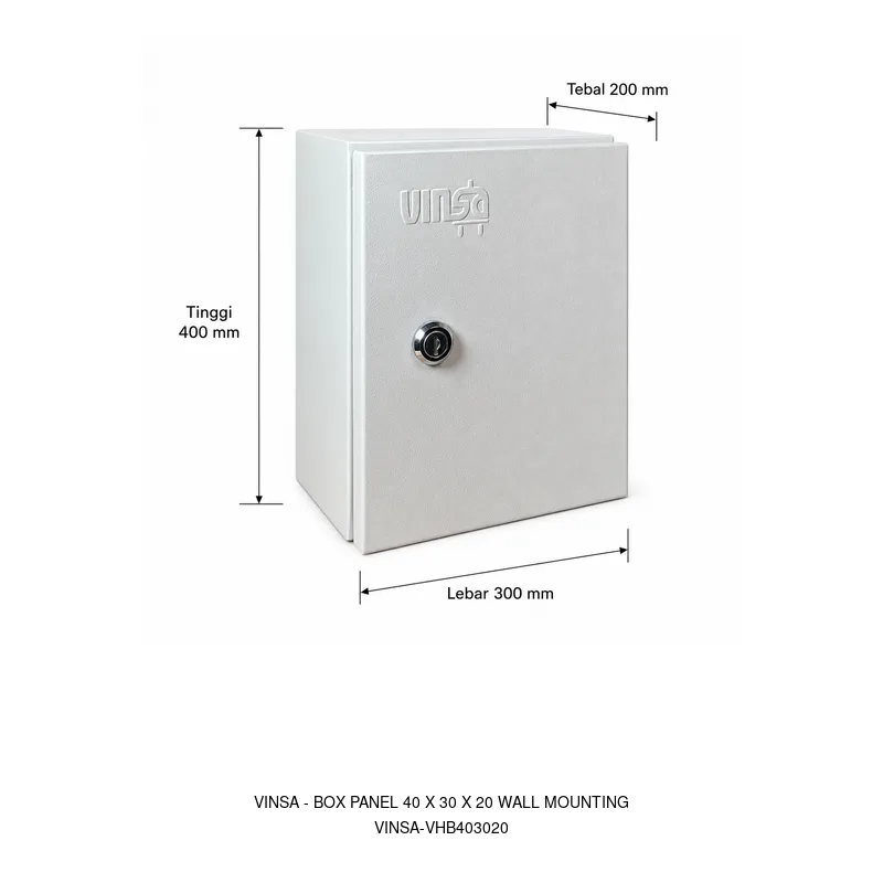 Vinsa Box Panel 40 x 30 x 20 Wall Mounting